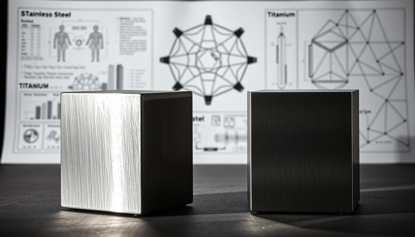 is stainless steel stronger than titanium