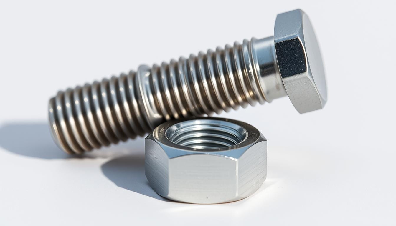 stainless steel bolt with nut