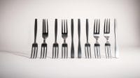 stainless steel forks