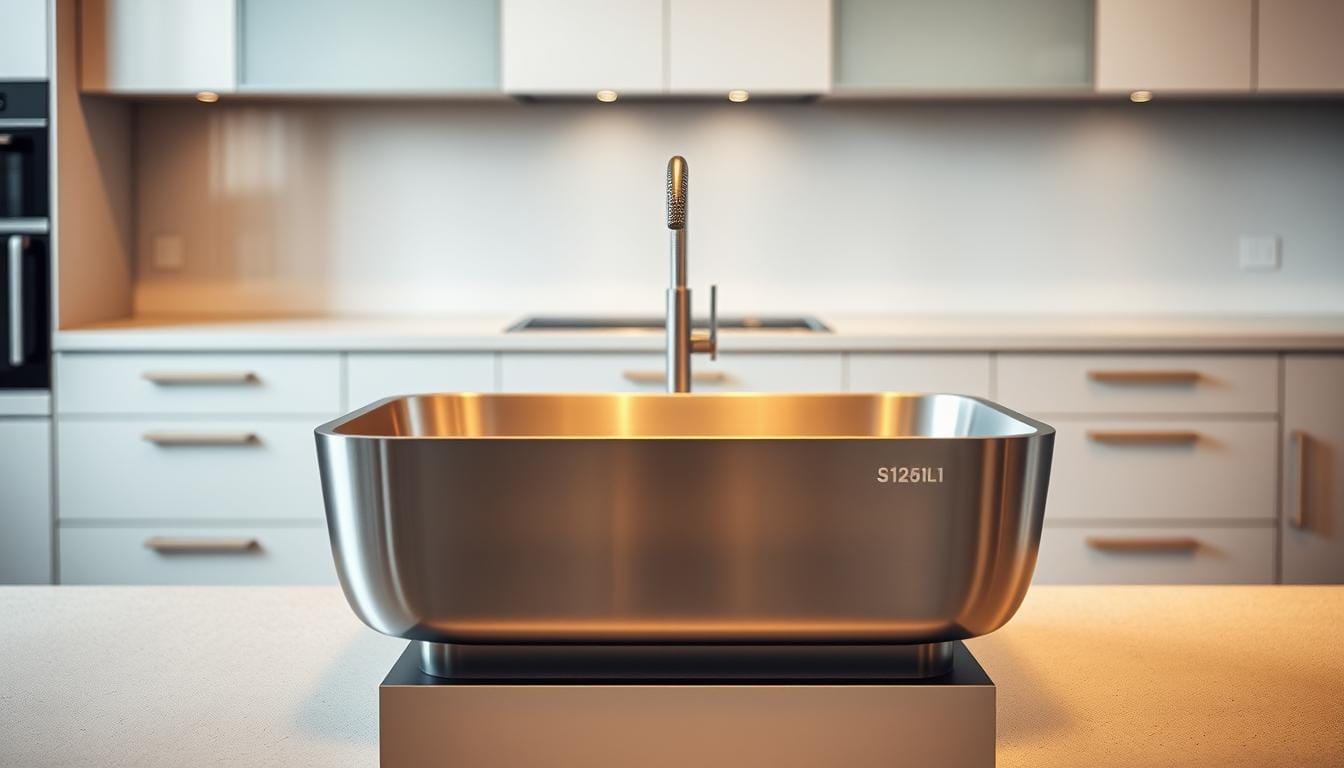 stainless steel freestanding sink