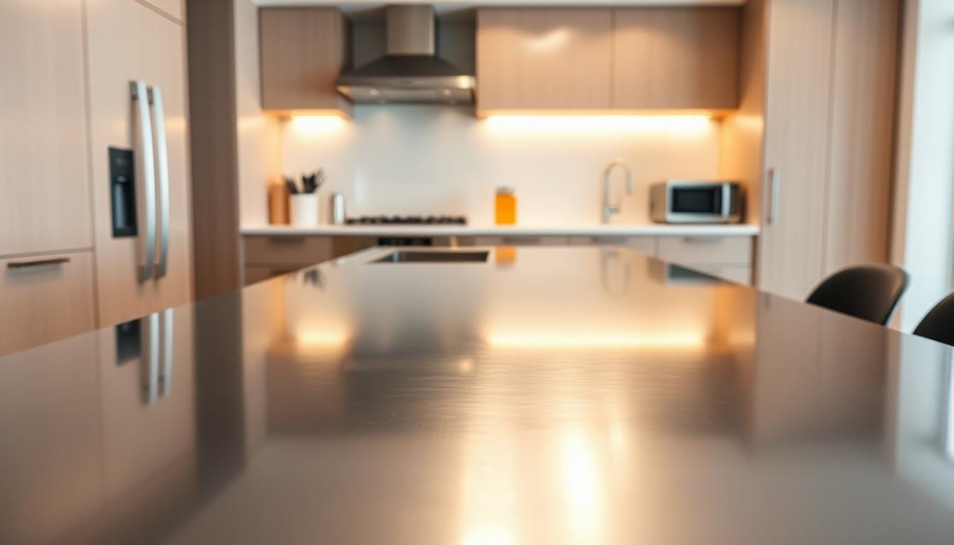 stainless steel top