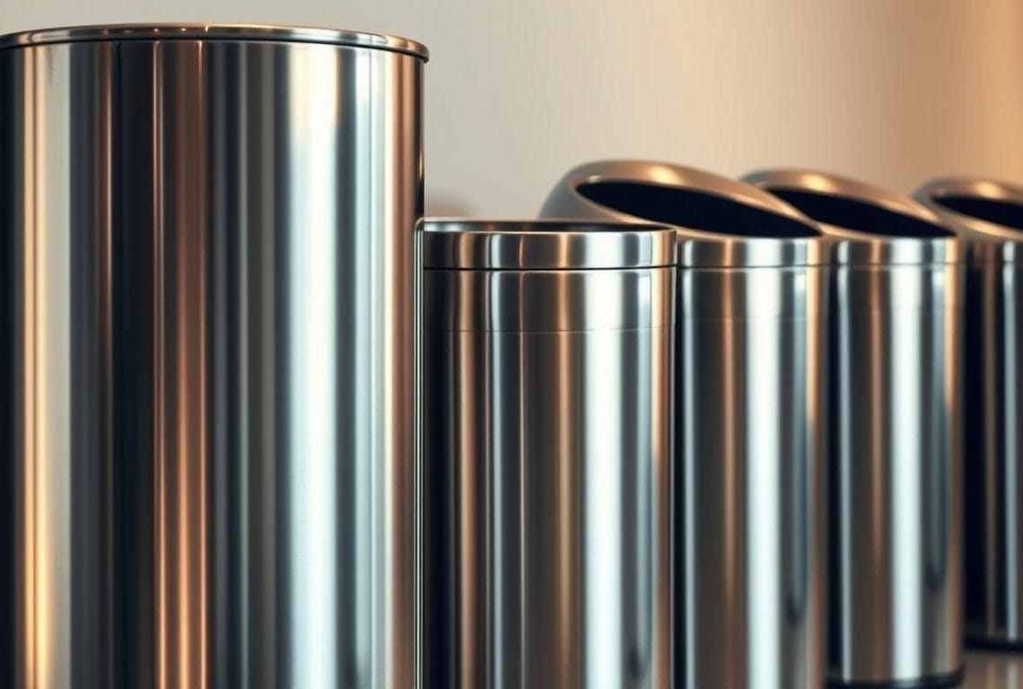 stainless steel trash cans stainless steel trash cans