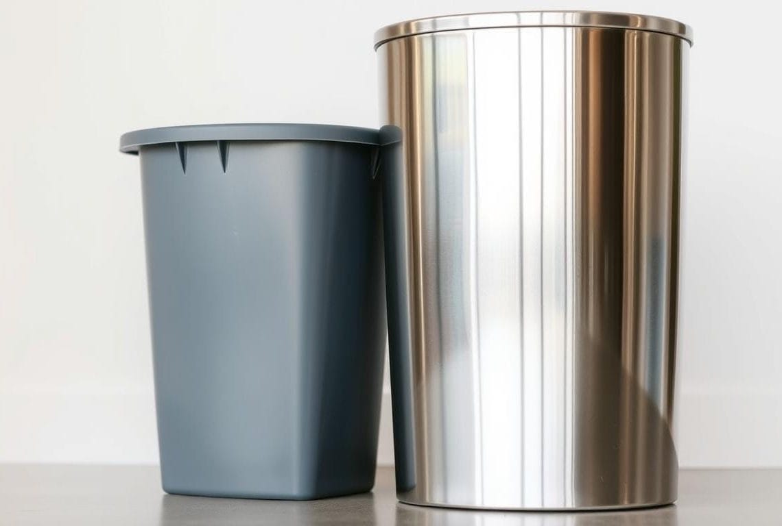 stainless steel vs plastic trash bins stainless steel vs plastic trash bins