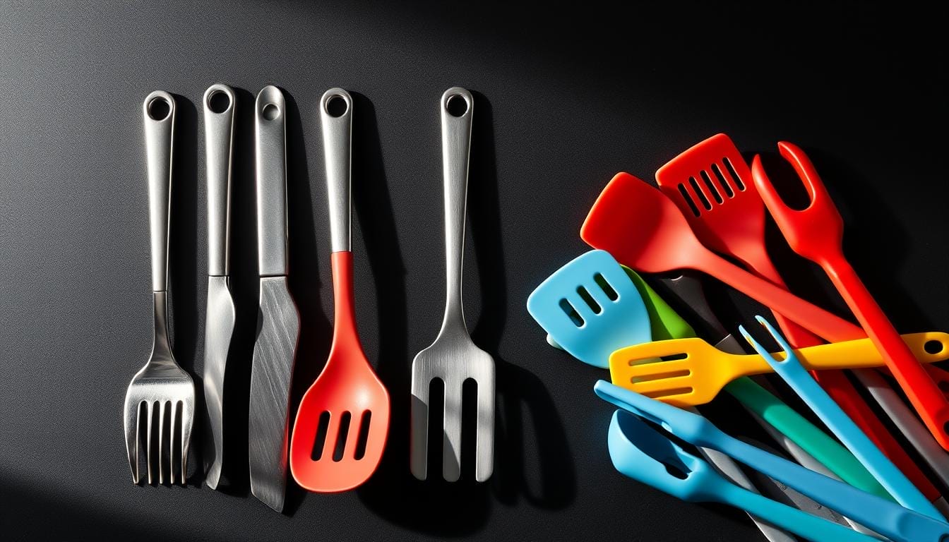 stainless steel vs silicone utensils