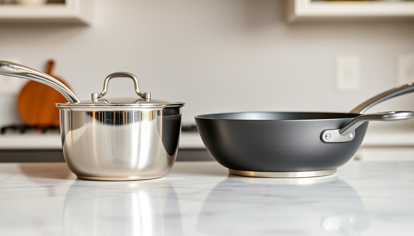 stainless steel vs hard anodized cookware