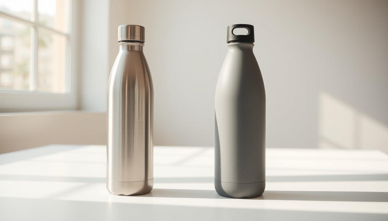 stainless steel vs plastic water bottle