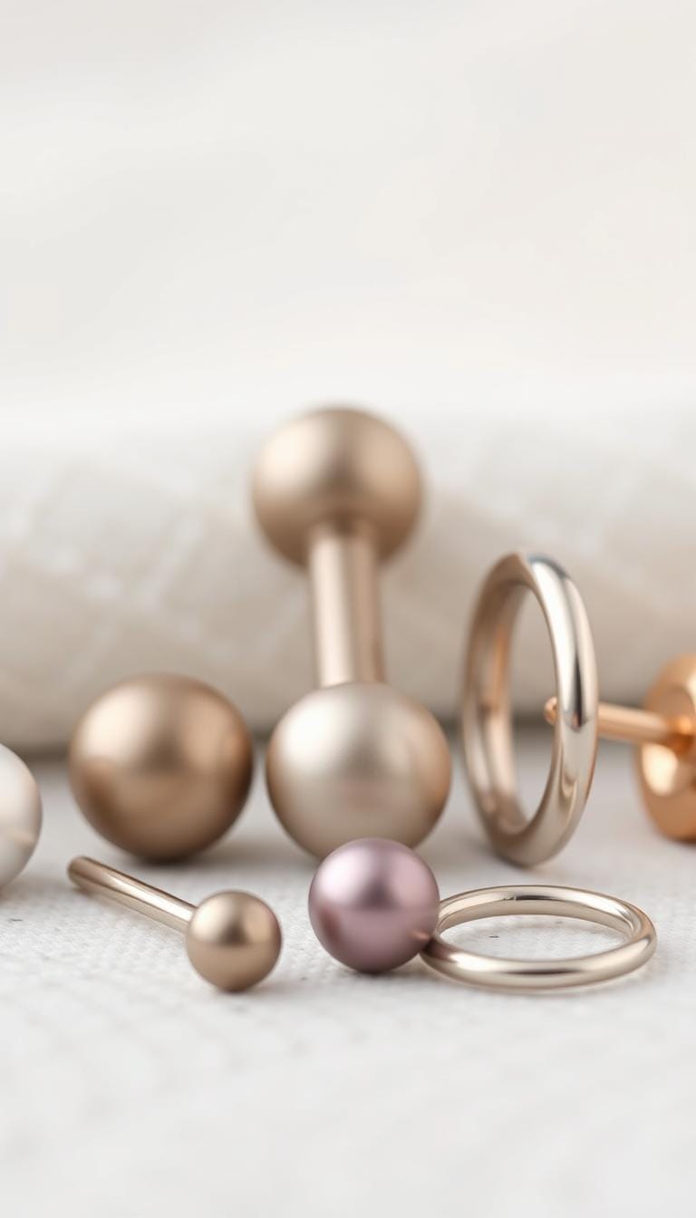 hypoallergenic body jewelry for sensitive skin