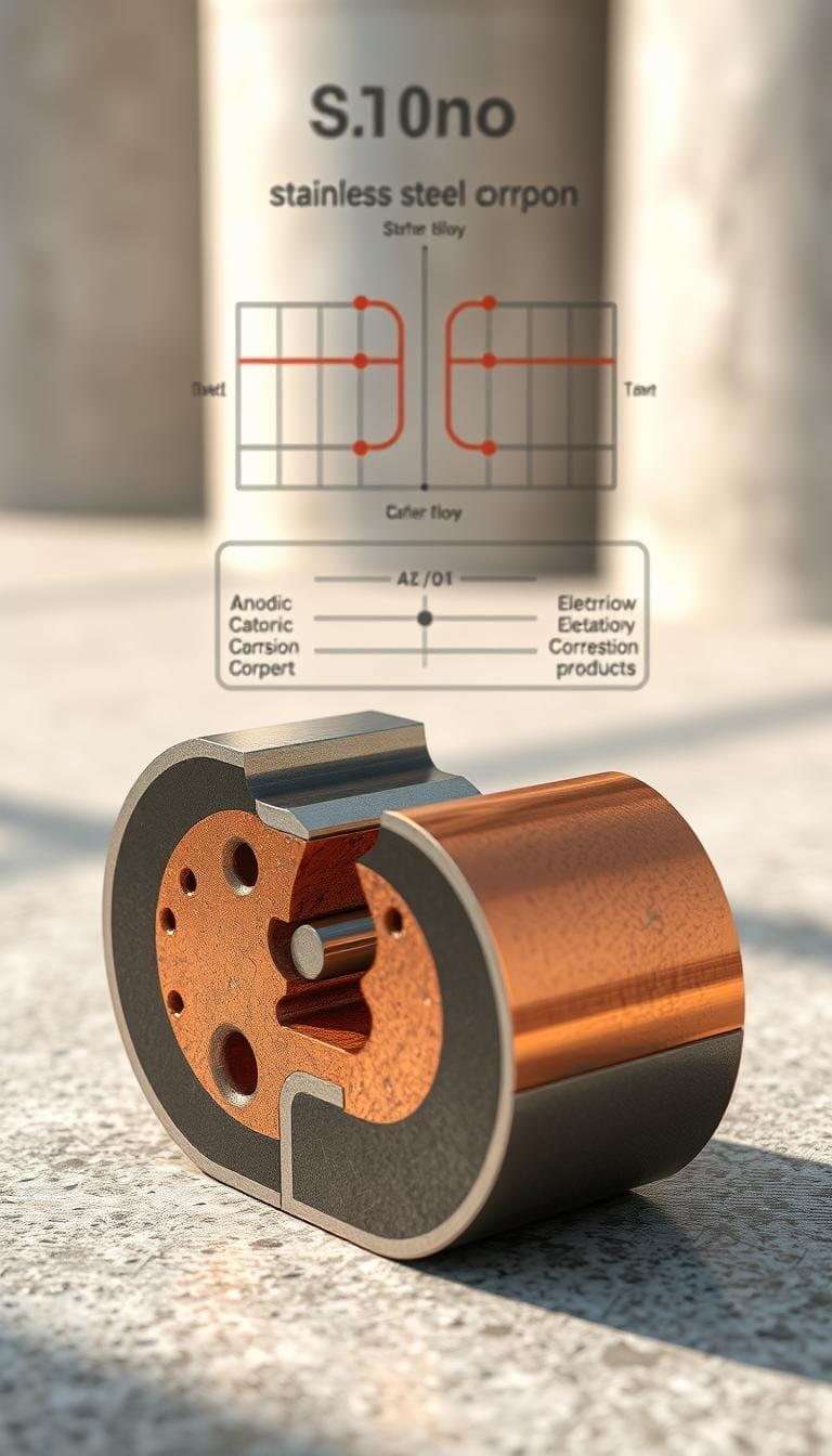 stainless steel and copper galvanic corrosion