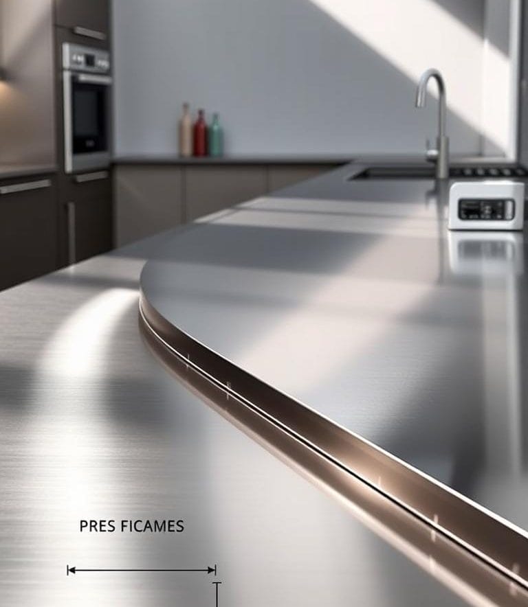 Stainless Steel Island Countertop: Benefits and Specifications