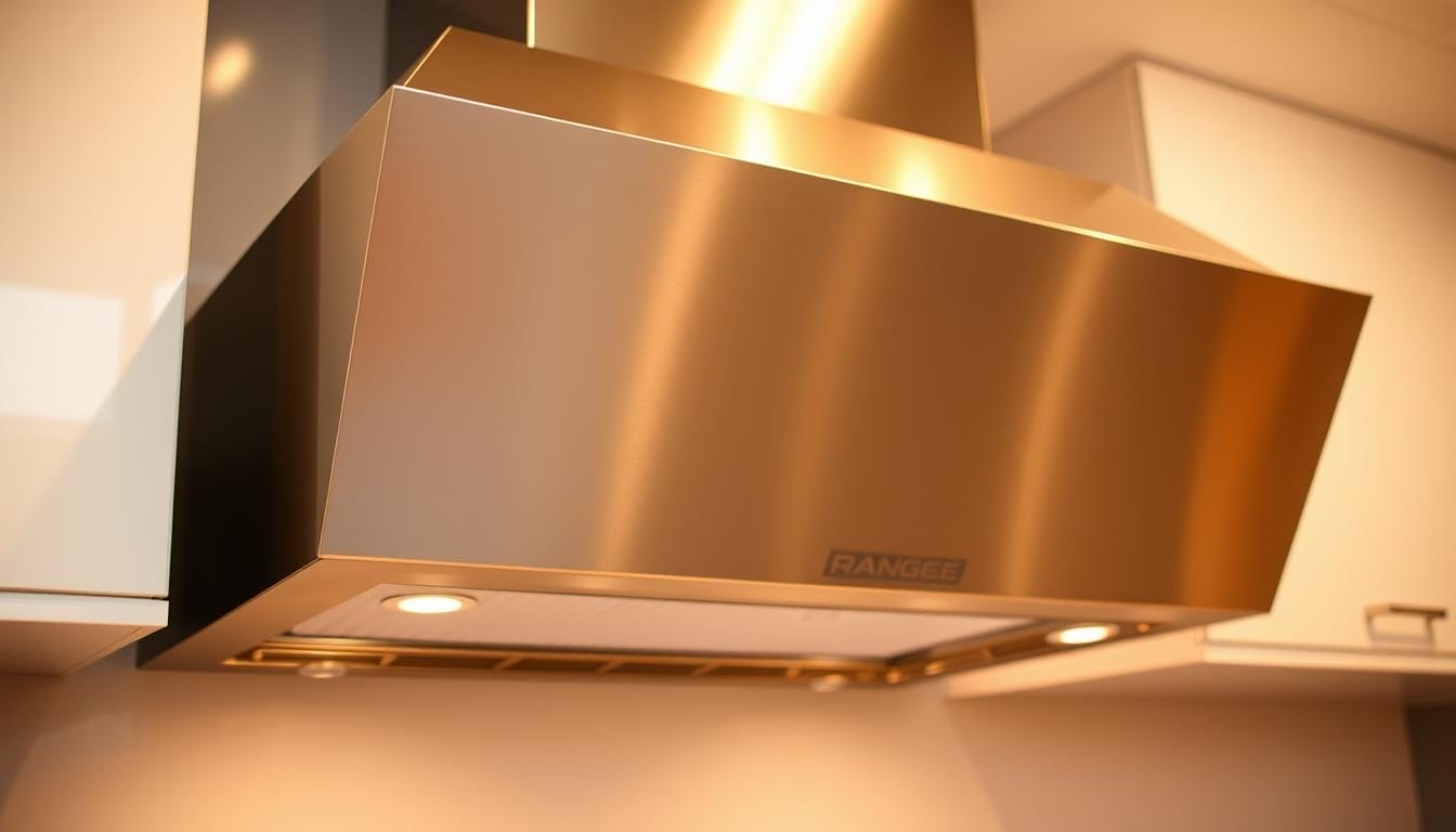 how to clean stainless steel hood range