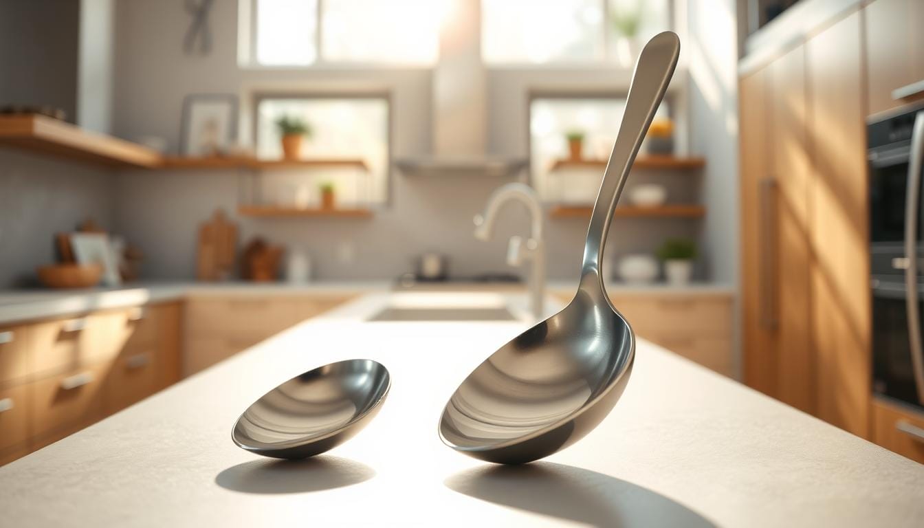 large stainless steel serving spoons