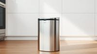 stainless steel trash can automatic