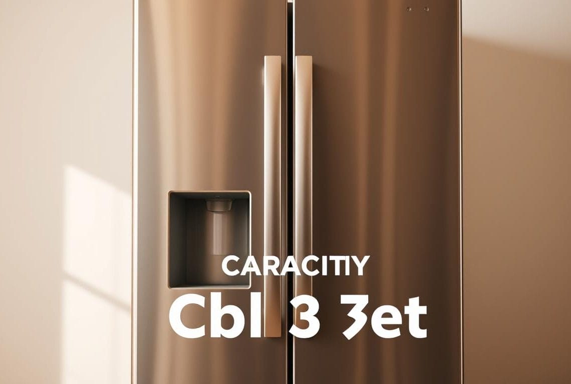 capacity cu. ft. capacity cu. ft.