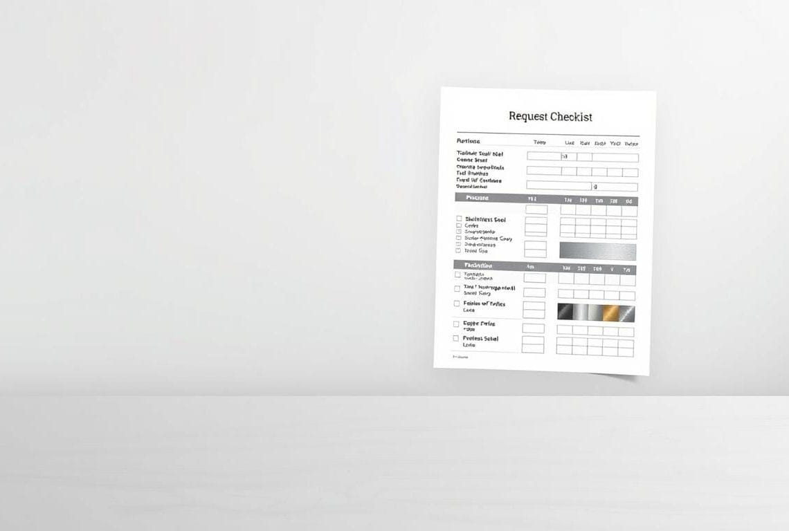 request fabrication checklist request fabrication checklist