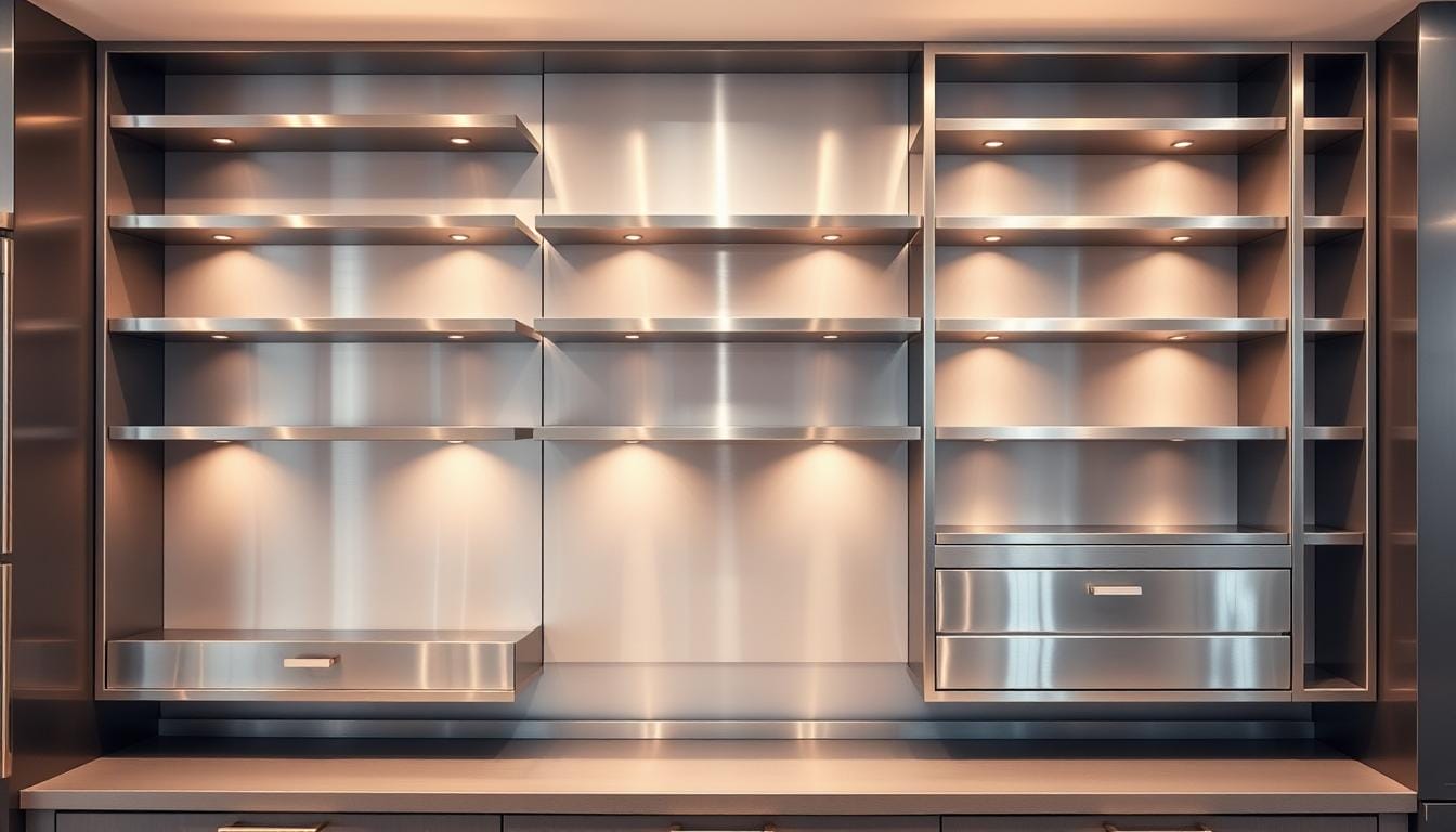 kitchen storage wall