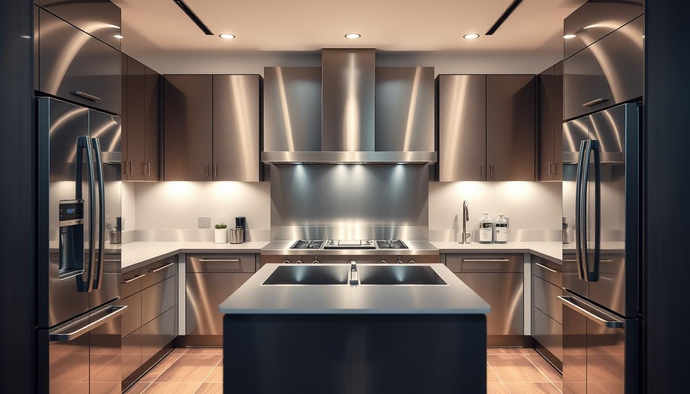 stainless steel appliances