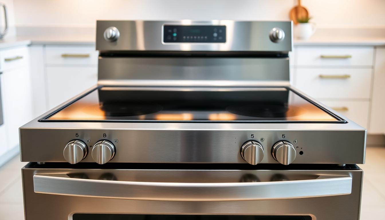 stainless steel electric stove