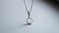 stainless steel necklace mens