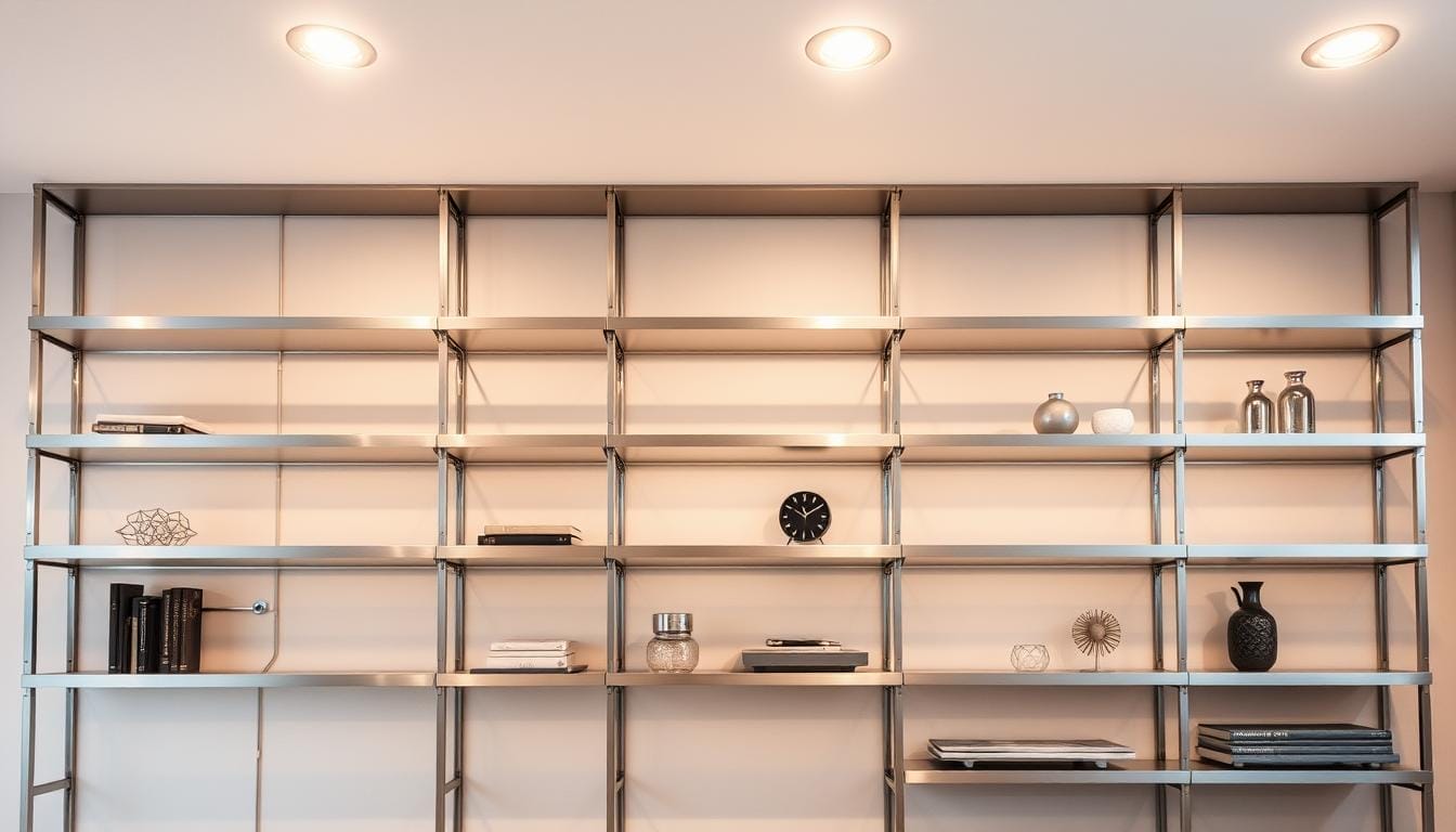 stainless steel shelving design