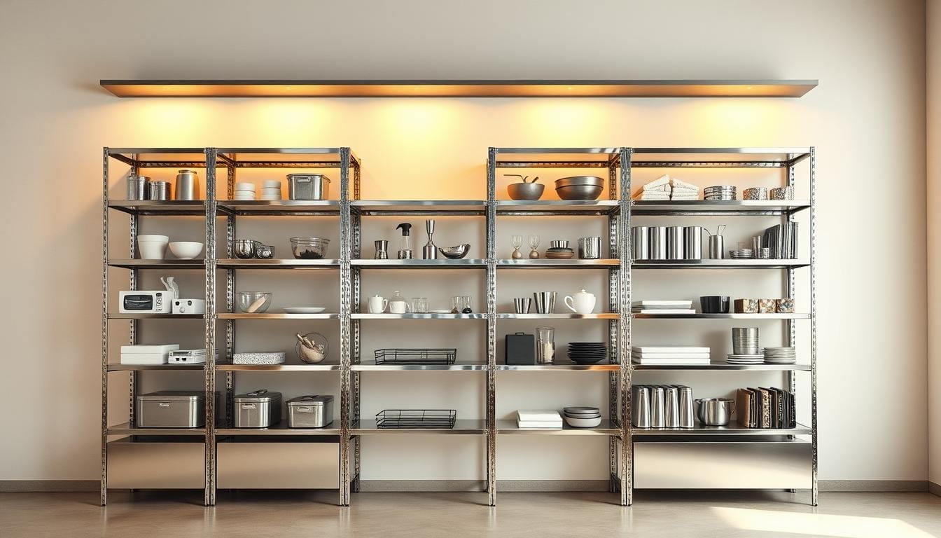stainless steel shelving