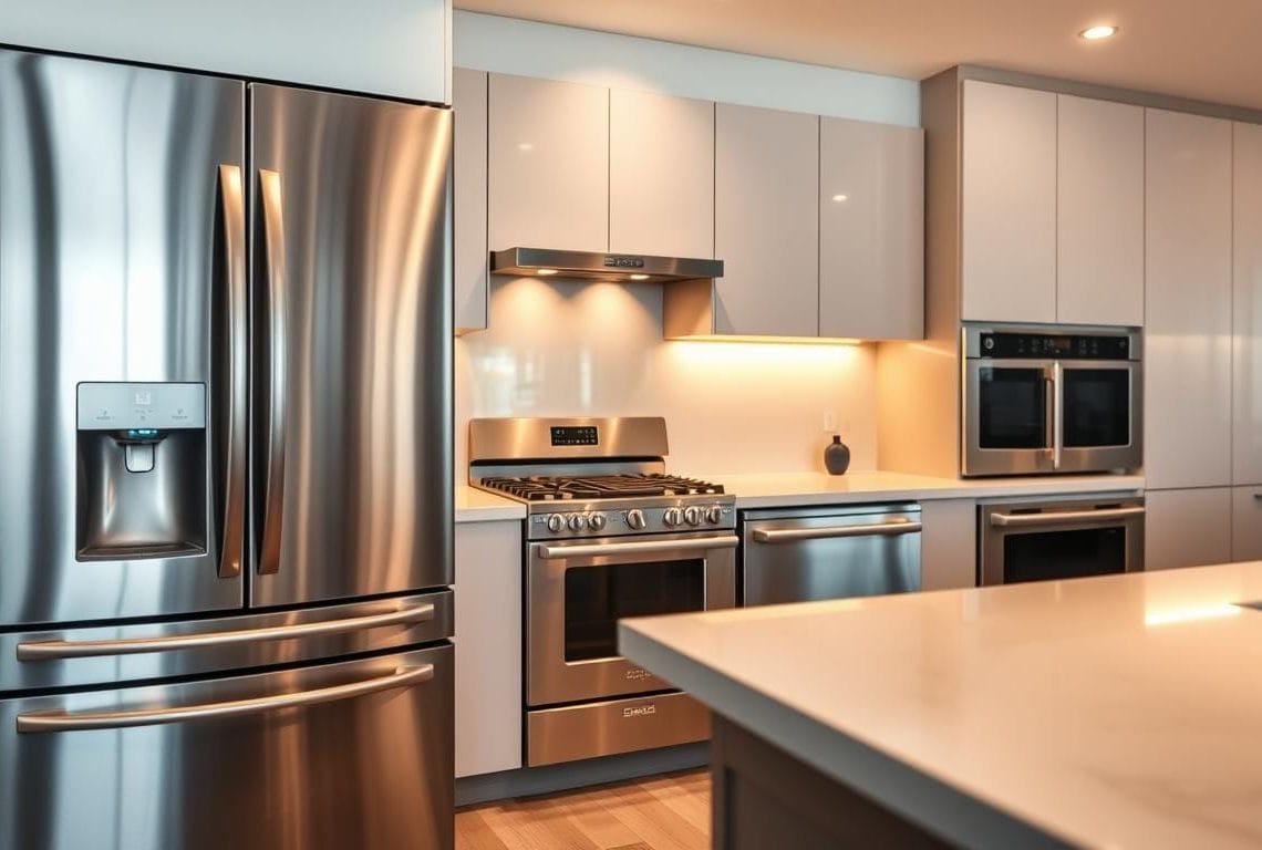 stainless steel appliances