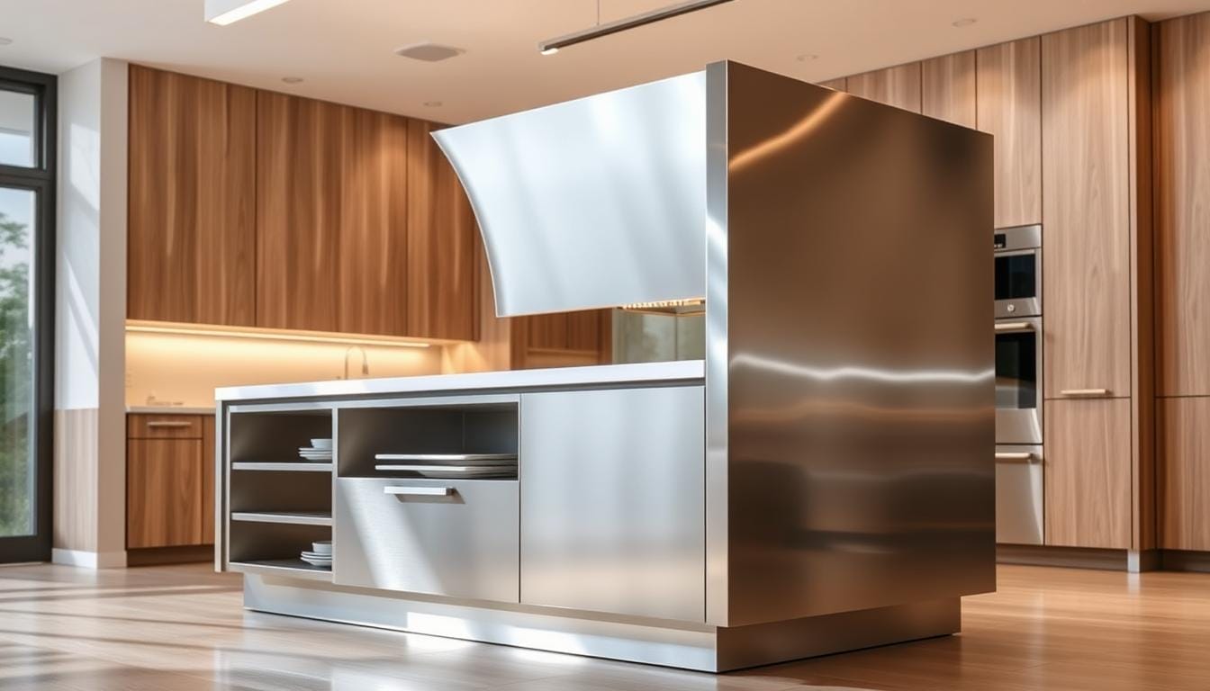 stainless steel island for kitchen
