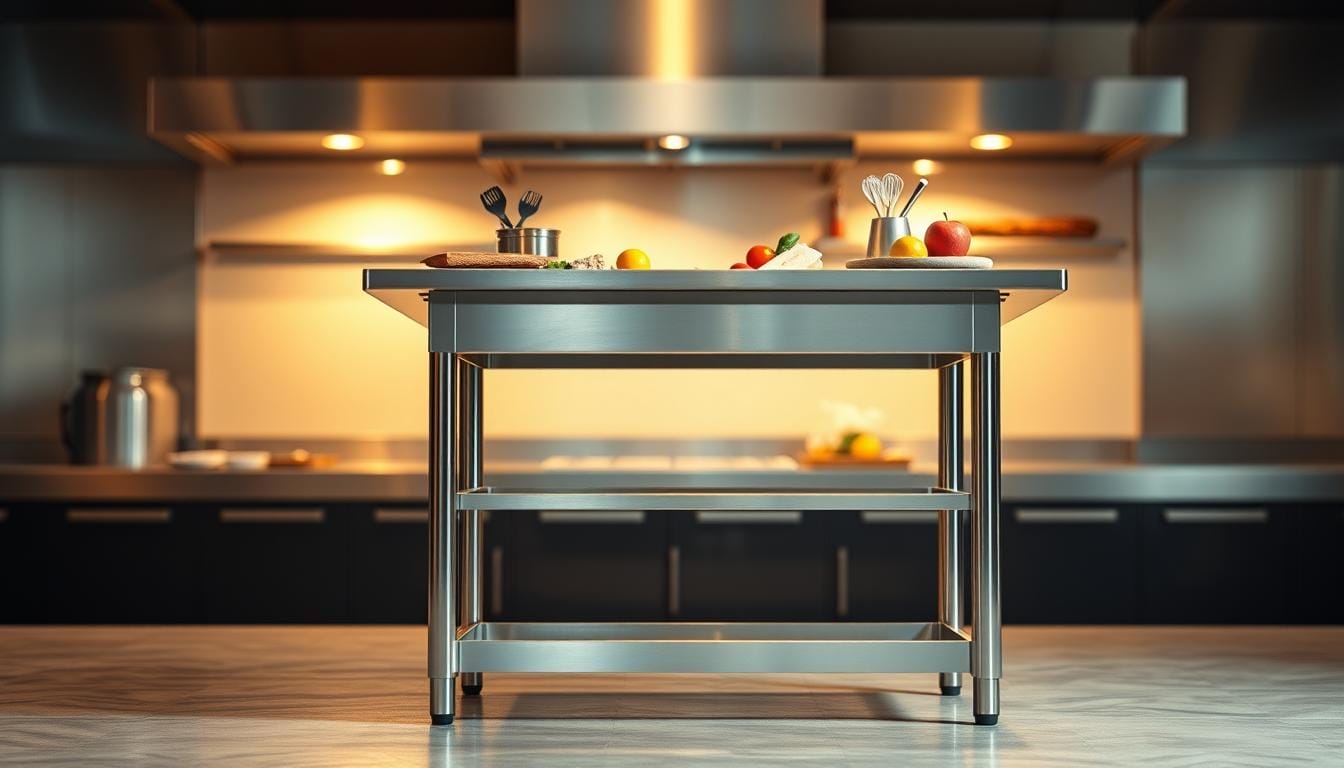 stainless steel work table